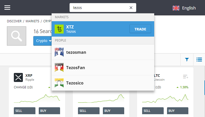 استثمر في tezos