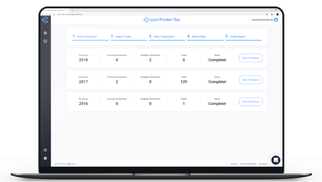 CryptoTrader ضريبة